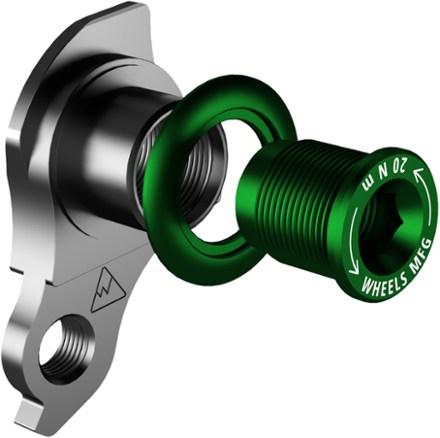 Wheels Manufacturing Universal Derailleur Hanger 487-9 for SRAM UDH Trek ABP MTB Frames - Green 0