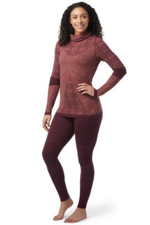 Smartwool Intraknit Thermal Max Merino Pattern Base Layer Hoodie - Women's 3