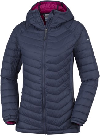 columbia women's powder pass hooded jacket