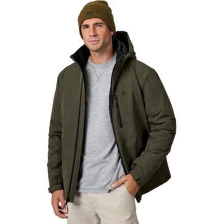 Free Country Melange Stretch Full-Zip Hooded Jacket - Men's 2