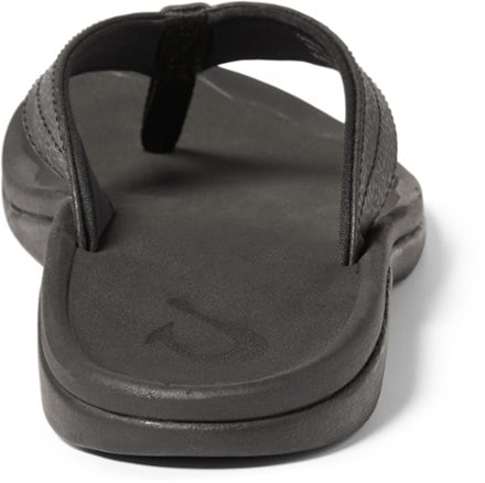 OluKai 'Ohana Flip-Flops - Women's Back view (Black/Black)