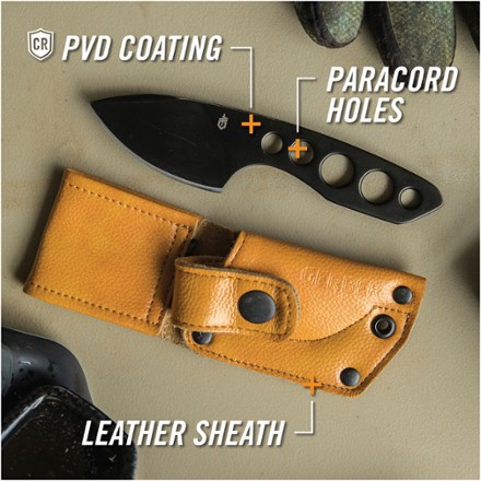 Gerber Dibs Pocketable Fixed-Blade Knife with Sheath 5