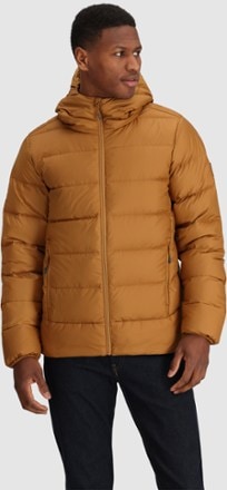 Navigation stretch online down hoodie