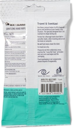 Sea to Summit Sanitation Wipes - Package of 12 1