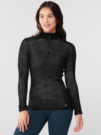 Smartwool Intraknit Thermal Merino Quarter-Zip Base Layer Top - Women's 1