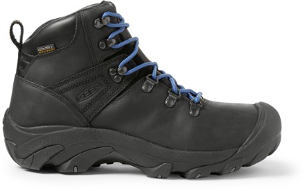 black waterproof hiking boots