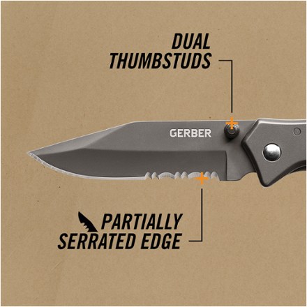 Gerber Paraframe II Knife - Serrated 2