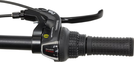 Co-op Cycles REV 24 Kids' Mountain Bike Handgrip w/Twist shifter (Castlerock) (Cascade Green)