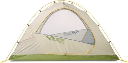 Mountainsmith Morrison EVO 4 Tent with Footprint Front view (Cactus Green)