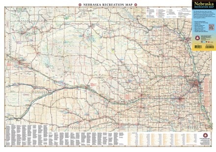 Benchmark Maps Nebraska Recreation Map 1