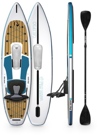Pau Hana Calypso Inflatable Stand Up Paddle Board with Paddle - 11' 6" 2