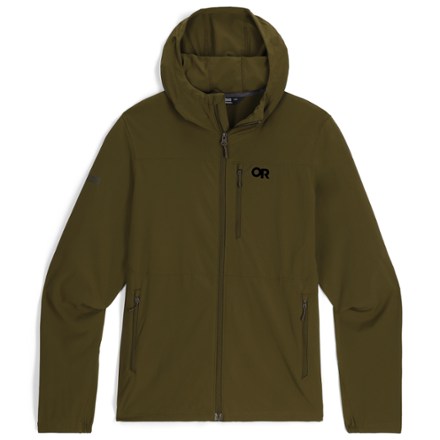 Outdoor Research 166457 Mens Razor Edge Hooded Jacket Agate