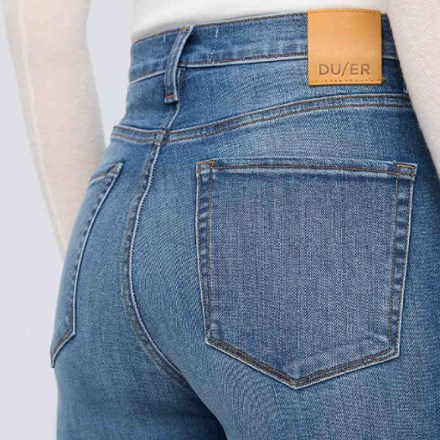 DUER Performance Denim+ High-Rise Straight Jeans - Women's 5