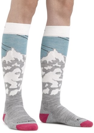 Darn Tough Yeti Over-the-Calf Midweight Ski and Snowboard Socks - Women's 2