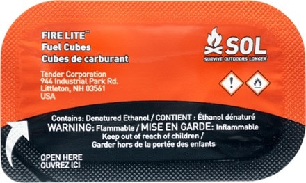 SOL Fire Lite Fuel Cubes - Box 3