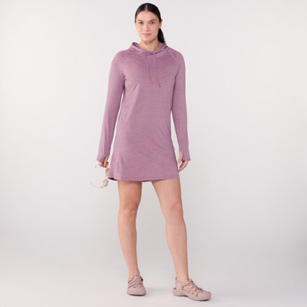 NRS Women's Silkweight Hoodie Dress - 1x