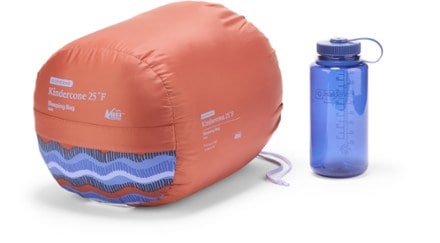 REI Co-op Kindercone 25 Sleeping Bag - Kids' Stuff sack (32oz bottle not included)