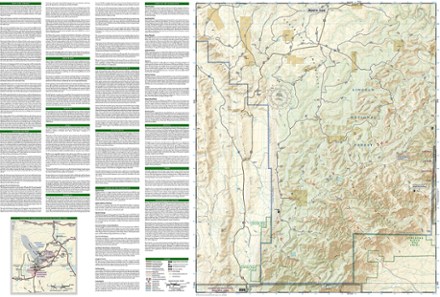 National Geographic Guadalupe Mountains National Park Trail Map 1