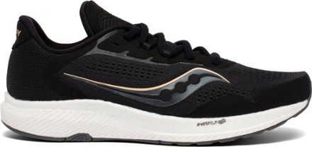 saucony black womens running shoes
