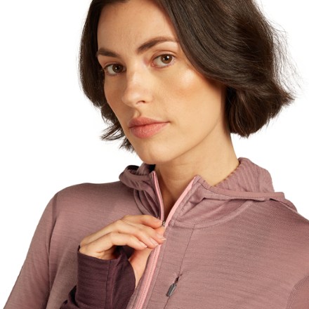 Icebreaker Merino Blend 200 RealFleece Descender Long-Sleeve Zip Hoodie - Women's 4