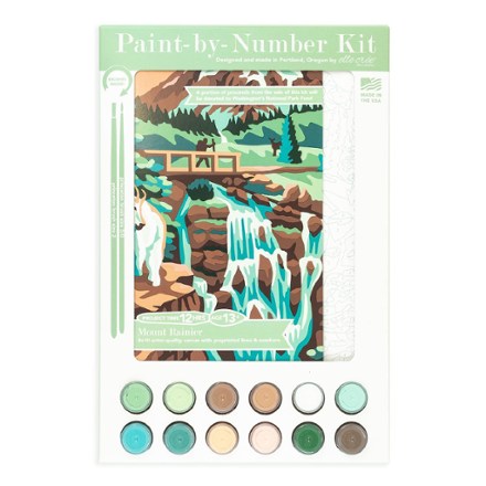 Elle Cree Mount Rainier National Park Paint-by-Number Kit 0