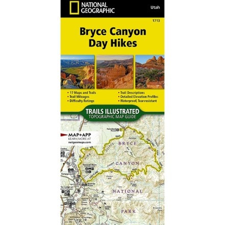 National Geographic Bryce Canyon Day Hikes Map Guide 0