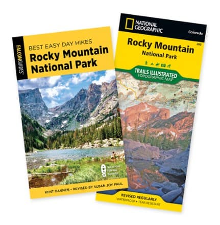FalconGuides Best Easy Day Hikes Guide and Trail Map Bundle: Rocky Mountain National Park - 4th Edition 0