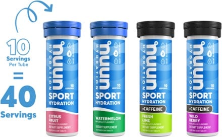 NUUN Sport People for Bikes Mixed Hydration Tablets - Package of 4 2