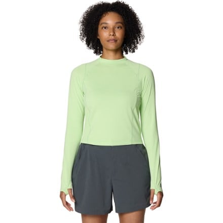 Mountain Hardwear Crater Lake Long-Sleeve Crop Top - Women's 0