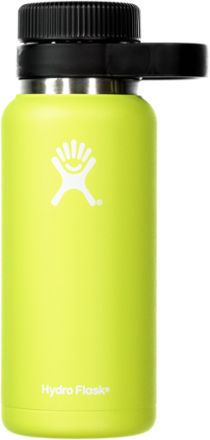 32 Oz Growler Stainless Steel Water Bottle w/Sleeve and Wide Mouth Sta 