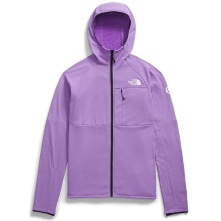 The North Face Women s Summit FUTUREFLEECE Full Zip Hoodie Purple Granite S