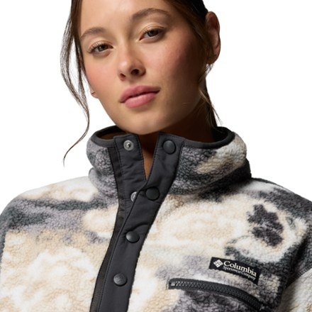 Columbia Helvetia II Cropped Half-Snap Fleece Pullover - Women's 4