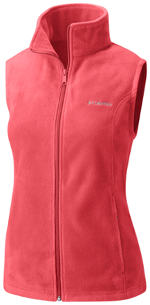 womens red columbia fleece jacket