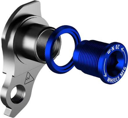 Wheels Manufacturing Universal Derailleur Hanger 404-6 for SRAM UDH Frames - Blue 0