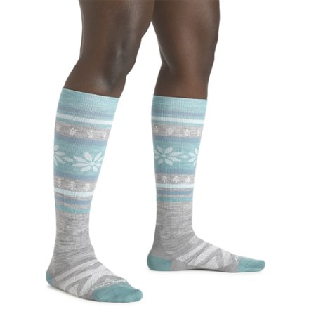 Darn Tough Alpine Over-the-Calf Lightweight Ski and Snowboard Socks - Women's 1