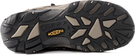 KEEN Targhee II Waterproof Mid Hiking Boots - Men's Sole view (Shitake/Brindle)