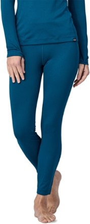 Patagonia Womens Active Centered Dolomite Blue Crackle Cropped Leggings: XL  - Tallington Lakes