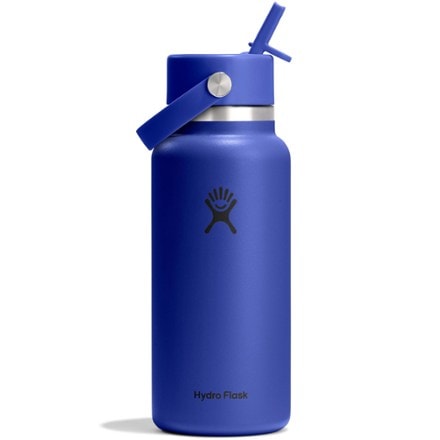 Hydro Flask Wide-Mouth Vacuum Water Bottle with Flex Straw Cap - 32 fl. oz. 0