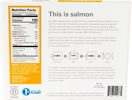 Patagonia Provisions Wild Sockeye Salmon 2