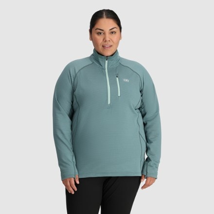 Outdoor Research Vigor Grid Fleece Quarter-Zip Pullover - Women's 1