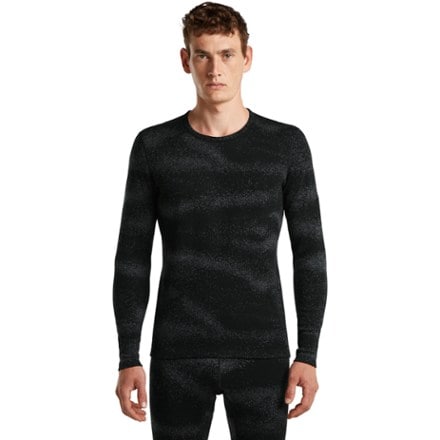Icebreaker Merino 260 Tech Vertex Long-Sleeve Thermal Crewe Chillwave Base Layer Top - Men's 1