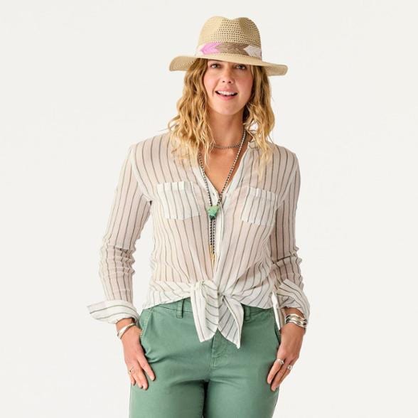 On Body Image of color Haze Stripe