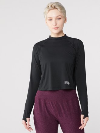 Mountain Hardwear Crater Lake Long Sleeve Crop Top - Women's 1