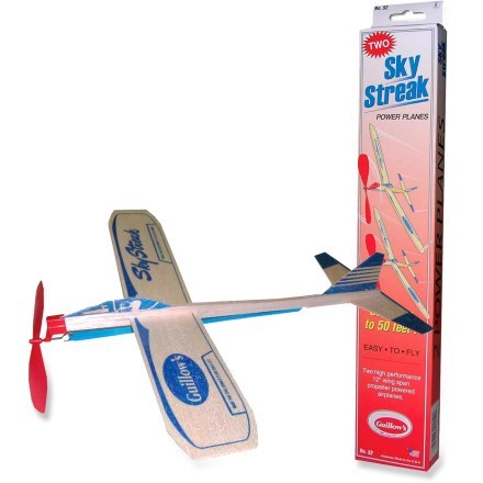 rei streak balsa plane package sky power wood