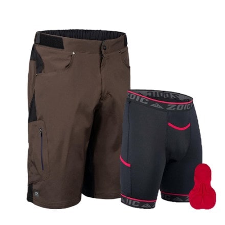 Zoic Ether 12" Bike Shorts with Essential Liner - Men's 0