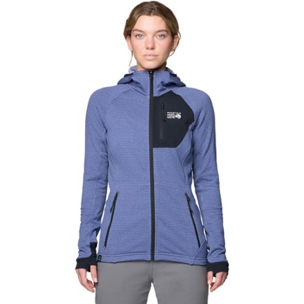 Mountain Hardwear Polartec Power Grid Full-Zip Fleece Hoody - Women's 1