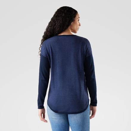 Smartwool Shadow Pine Colorblock Crew Sweater - Women's 1