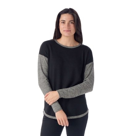 Smartwool Shadow Pine Colorblock Sweater - Women's 0