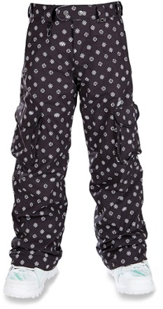 black dot snow pants