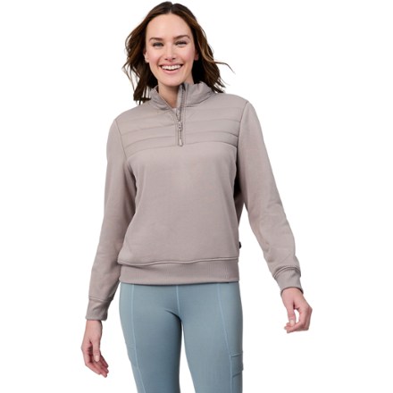 Free Country Free Country Women's Cloud Fleece Half-Zip Top  Khaki XL - $46.73 at REI.com